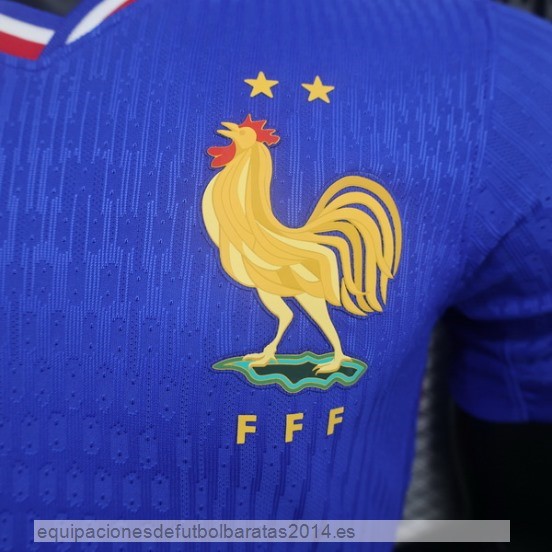 Nuevo 1ª Jugadores Camiseta Francia 2024 Azul Baratas